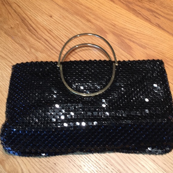 Black party bling clutch - Picture 1 of 3